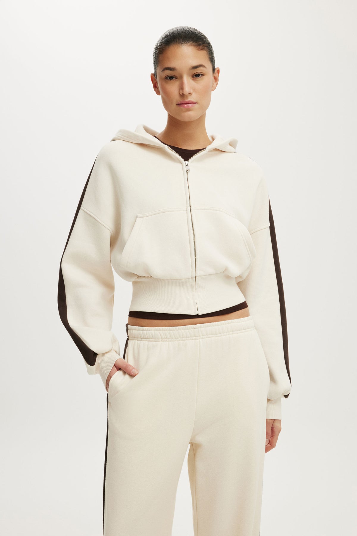 Oversized Zip Through Hoodie
