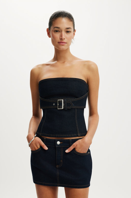 Denim Corset