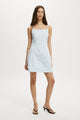 Seam Detailed Mini Dress