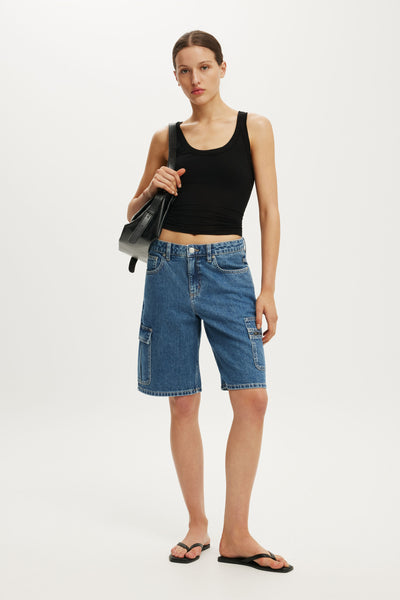Baggy Denim Short