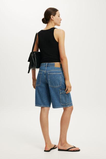Baggy Denim Short