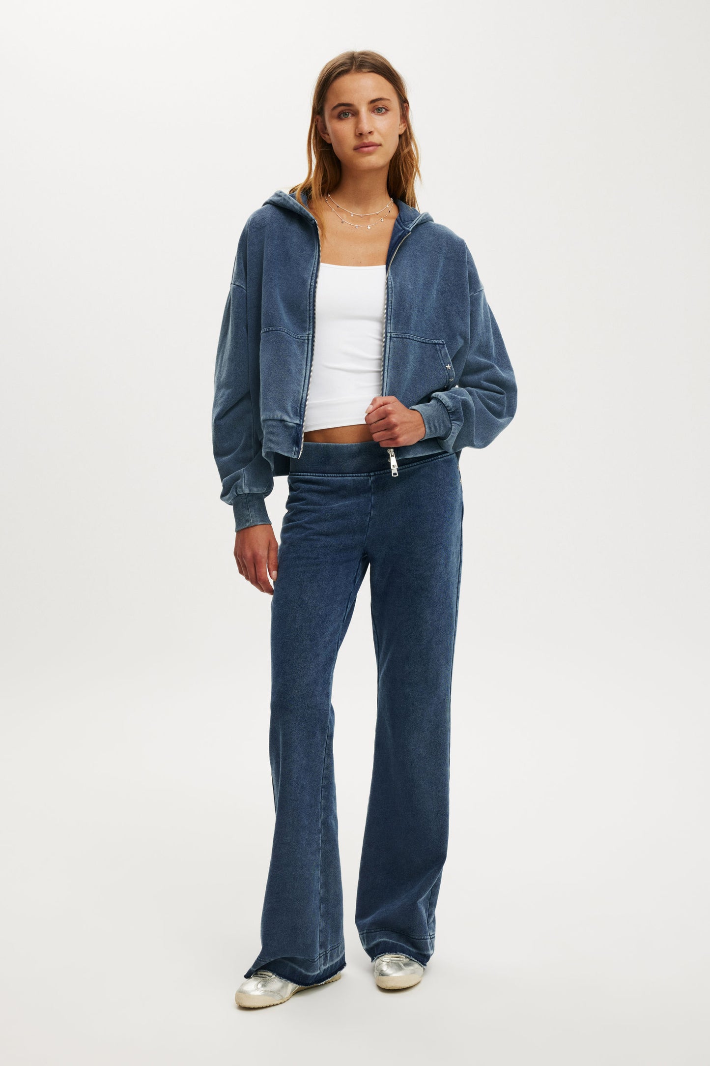 Oversized Zip Through Hoodie