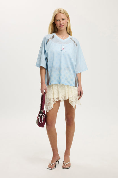 Miffy V Neck Cropped Graphic Tee