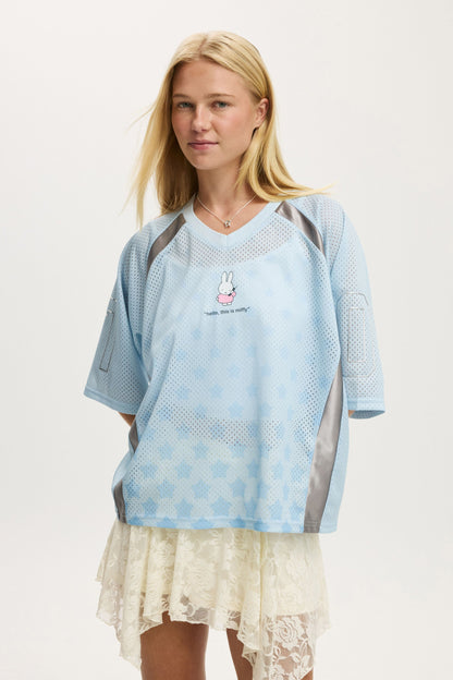 Miffy V Neck Cropped Graphic Tee