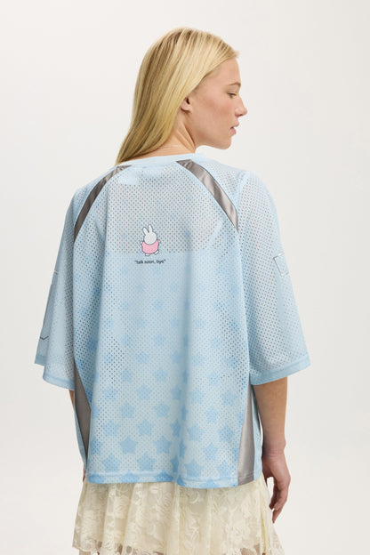 Miffy V Neck Cropped Graphic Tee