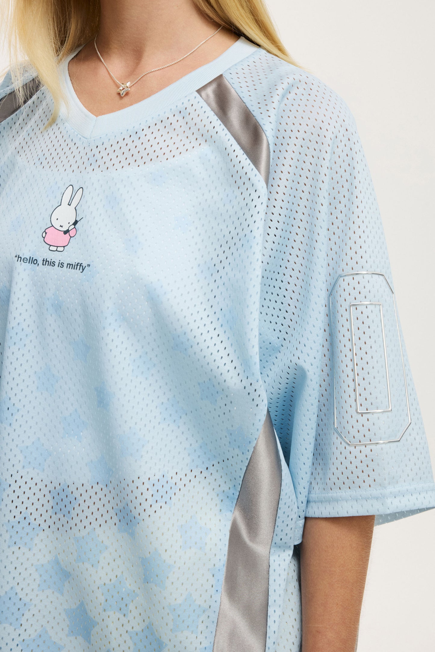 Miffy V Neck Cropped Graphic Tee