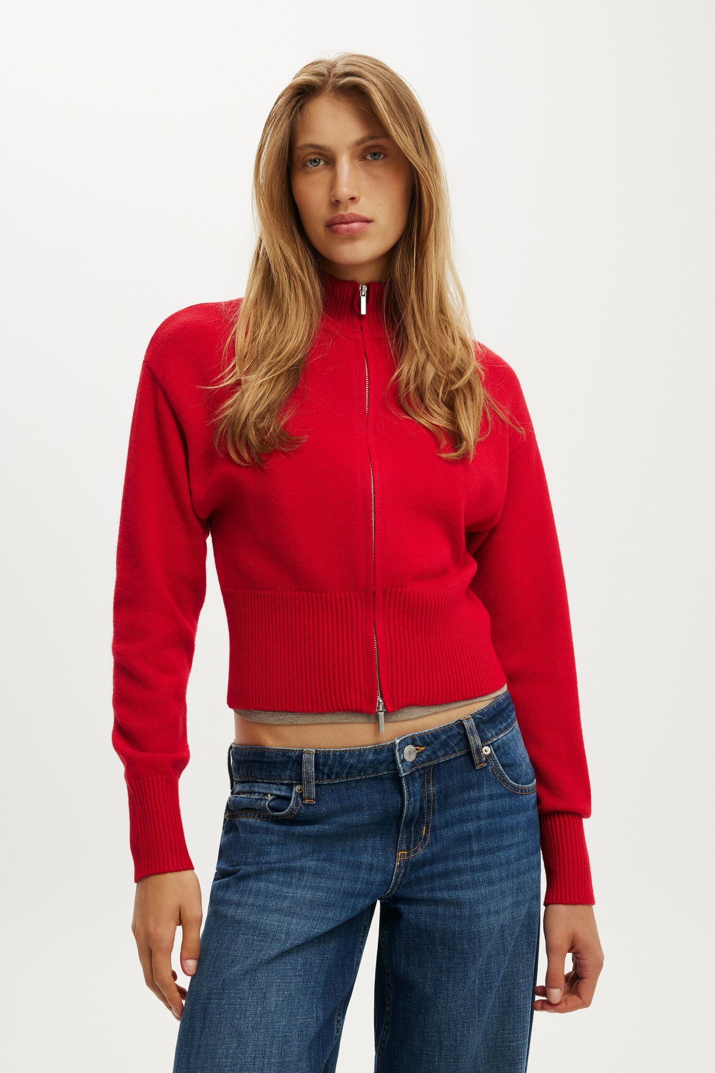 Lotus Cinched Zip Knit