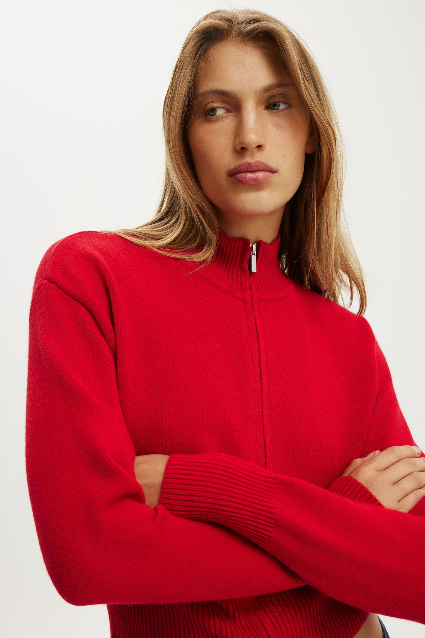 Lotus Cinched Zip Knit