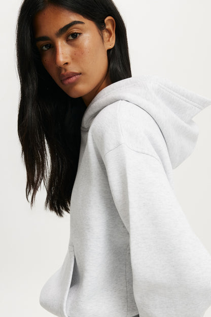 Boxy Fleece Hoodie