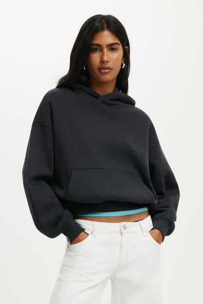 Boxy Fleece Hoodie