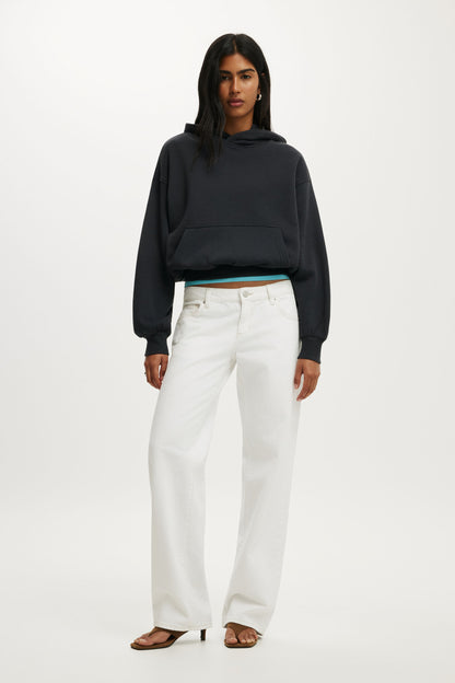 Boxy Fleece Hoodie