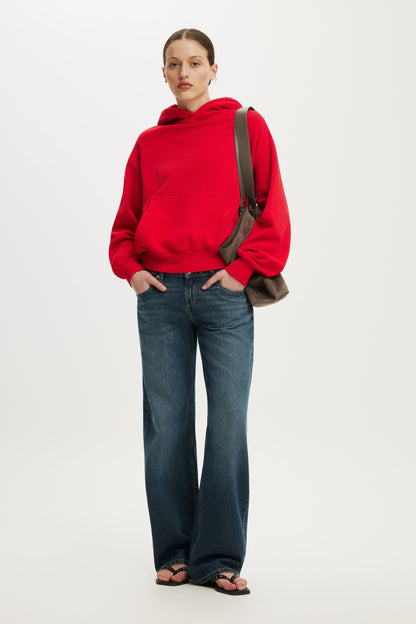 Boxy Fleece Hoodie