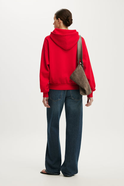 Boxy Fleece Hoodie