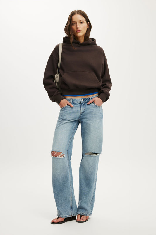Boxy Fleece Hoodie