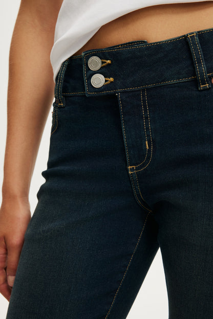 Mid Rise Bootcut Jean