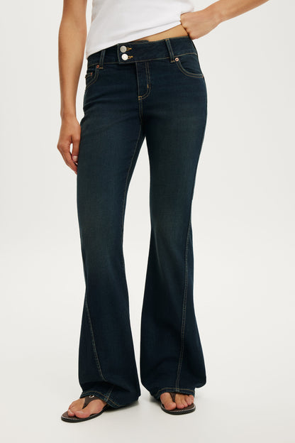 Mid Rise Bootcut Jean