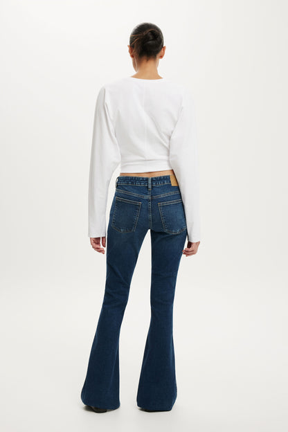 Mid Rise Bootcut Jean