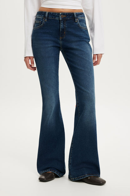 Mid Rise Bootcut Jean