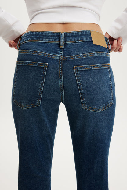 Mid Rise Bootcut Jean