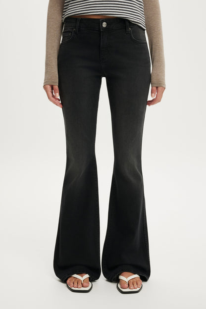 Mid Rise Bootcut Jean