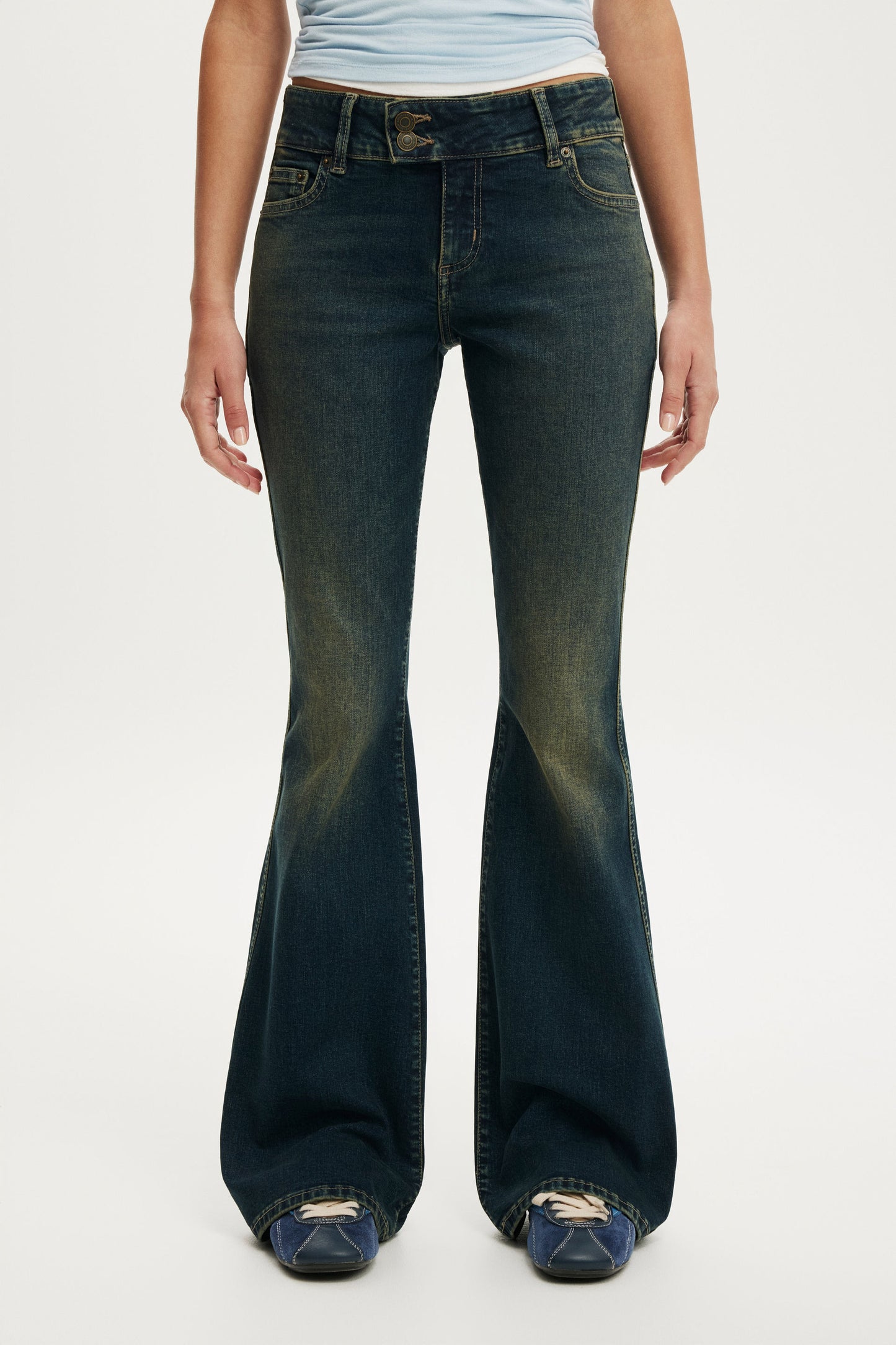 Mid Rise Bootcut Jean