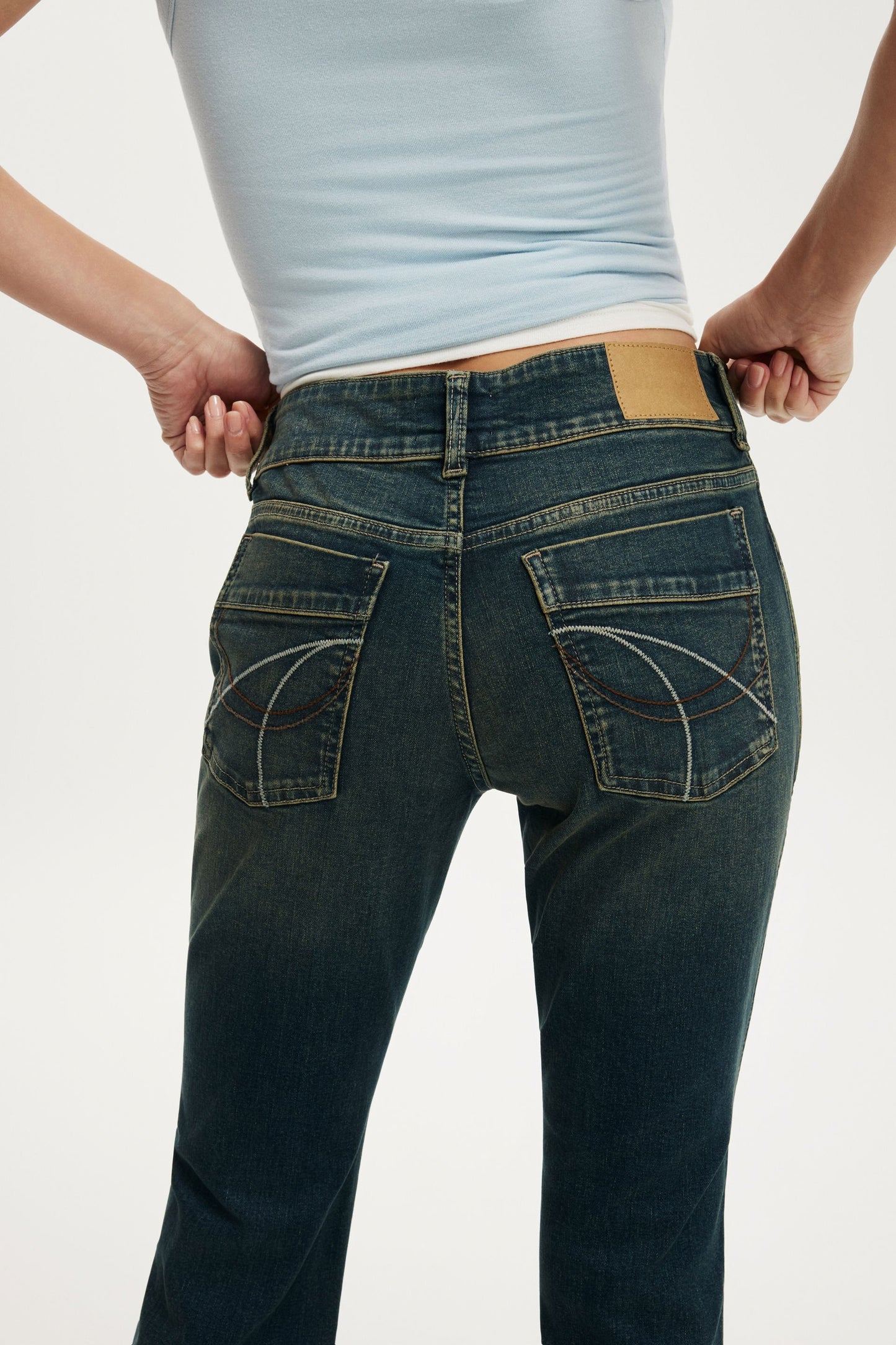 Mid Rise Bootcut Jean