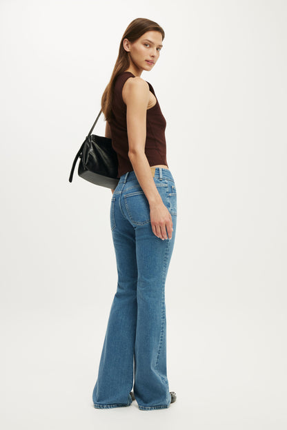 Mid Rise Bootcut Jean