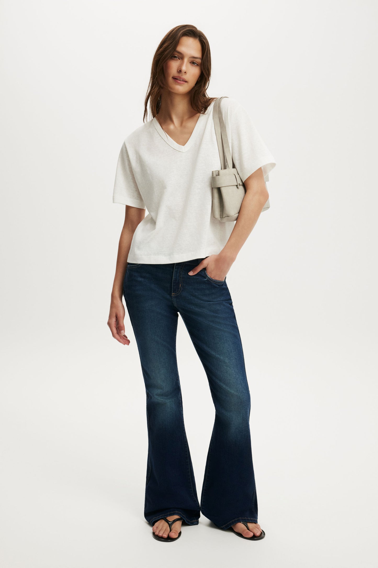 Mid Rise Bootcut Jean