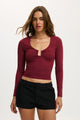 Steffi Trim Long Sleeve Top