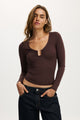 Steffi Trim Long Sleeve Top