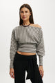 Everfine Ls Batwing Knit