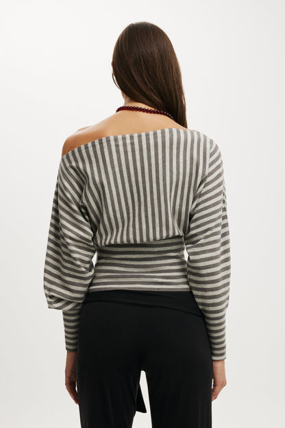 Everfine Ls Batwing Knit