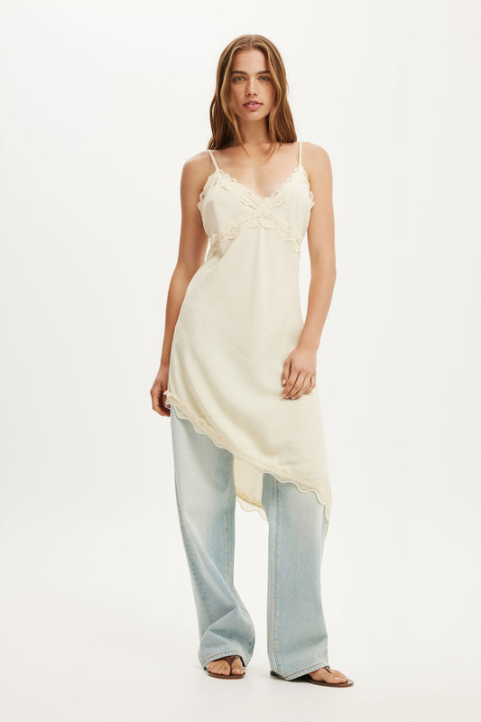 Estelle Asymmetrical Slip Dress