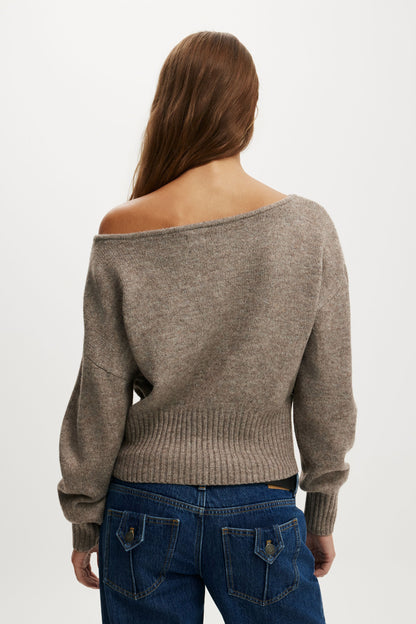 Softest Luxe Off Shoulder Knit