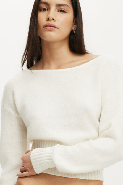 Softest Luxe Off Shoulder Knit