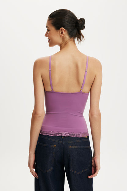 Hold Me Lace Trim Cami