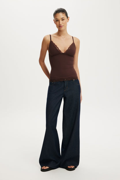 Hold Me Lace Trim Cami