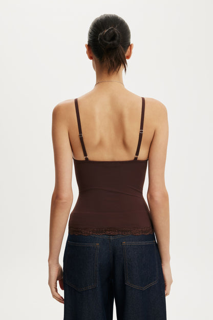 Hold Me Lace Trim Cami
