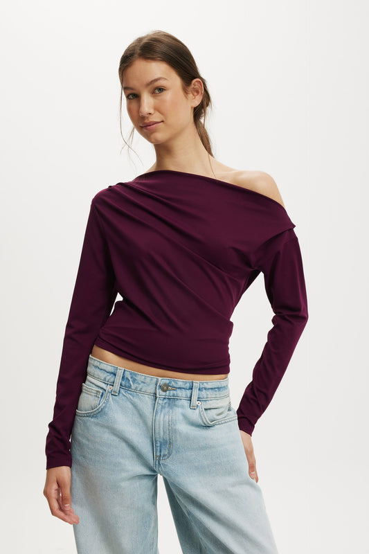 Georgie Off Shoulder Long Sleeve
