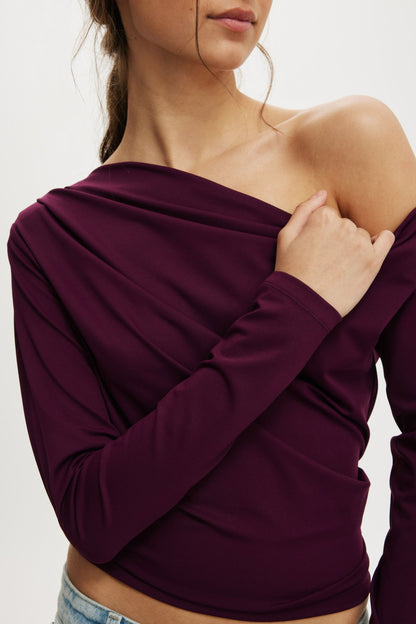 Georgie Off Shoulder Long Sleeve