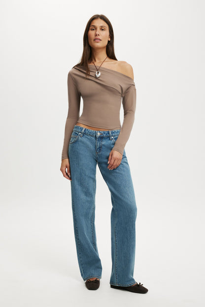 Georgie Off Shoulder Long Sleeve