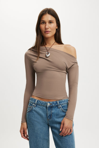 Georgie Off Shoulder Long Sleeve