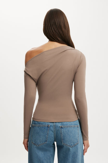 Georgie Off Shoulder Long Sleeve
