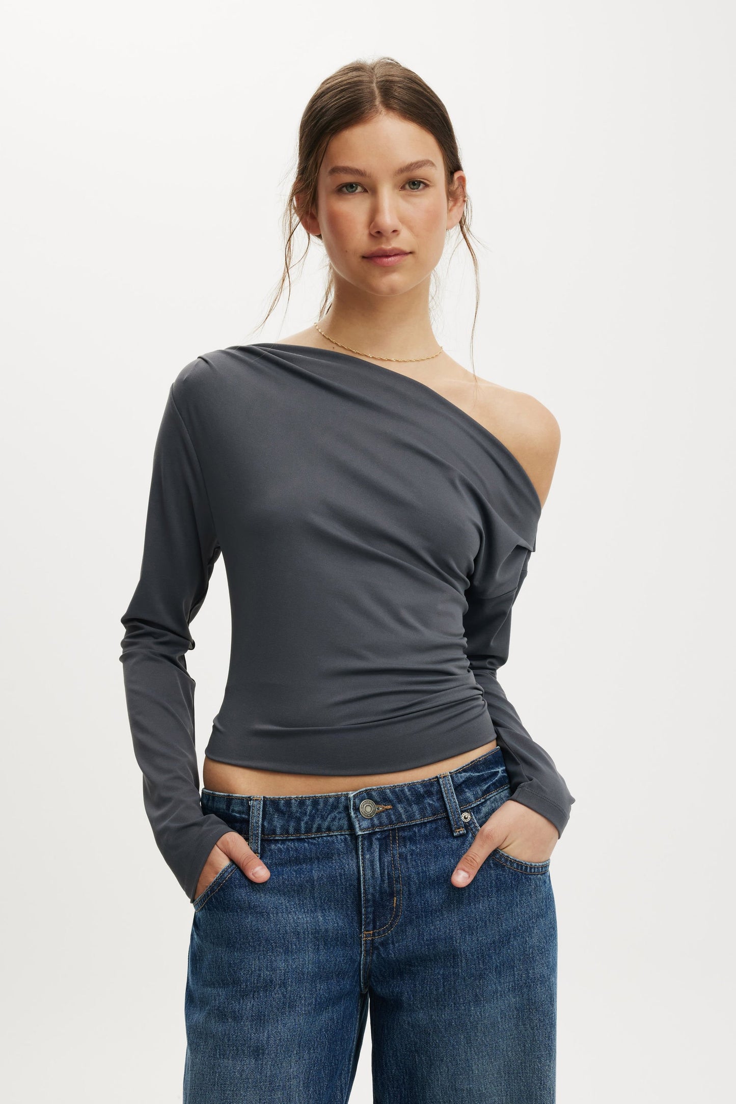 Georgie Off Shoulder Long Sleeve