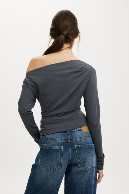 Georgie Off Shoulder Long Sleeve