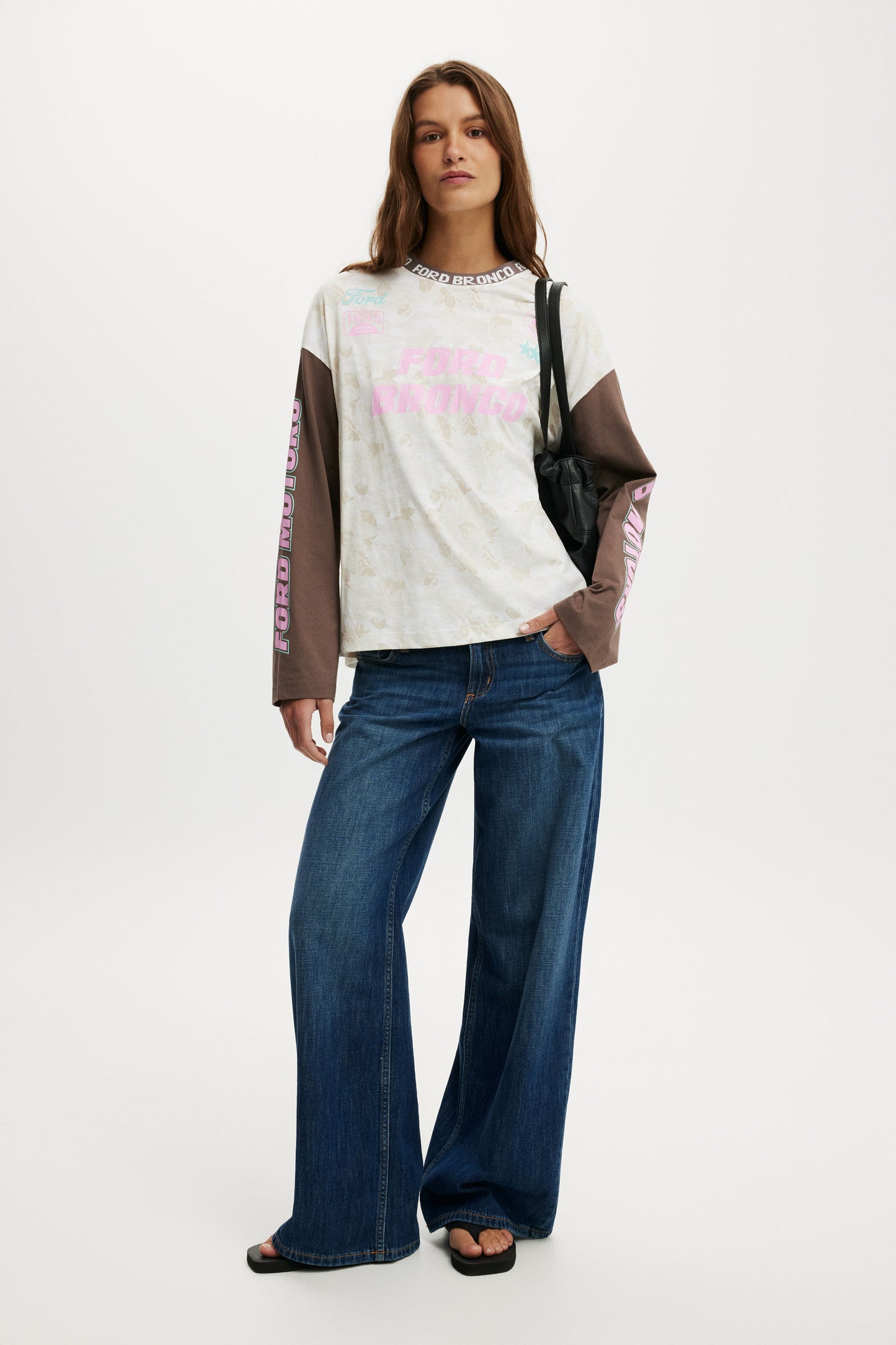 Lcn Ls Oversized Graphic Tee