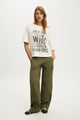 The Who Off the Shoulder Boxy Music Tee