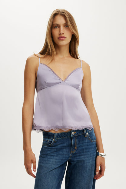 Estelle Satin Lace Cami