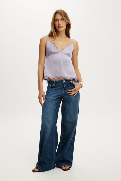 Estelle Satin Lace Cami