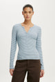 Blake Rib Henley Long Sleeve